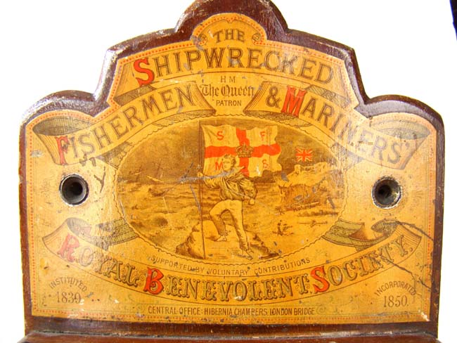 A RARE "Shipwrecked Fishermen and Mariners' Society" Collecting box circa 1860 — image 2